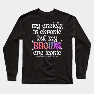 Iconic Brows by Jillyan Long Sleeve T-Shirt